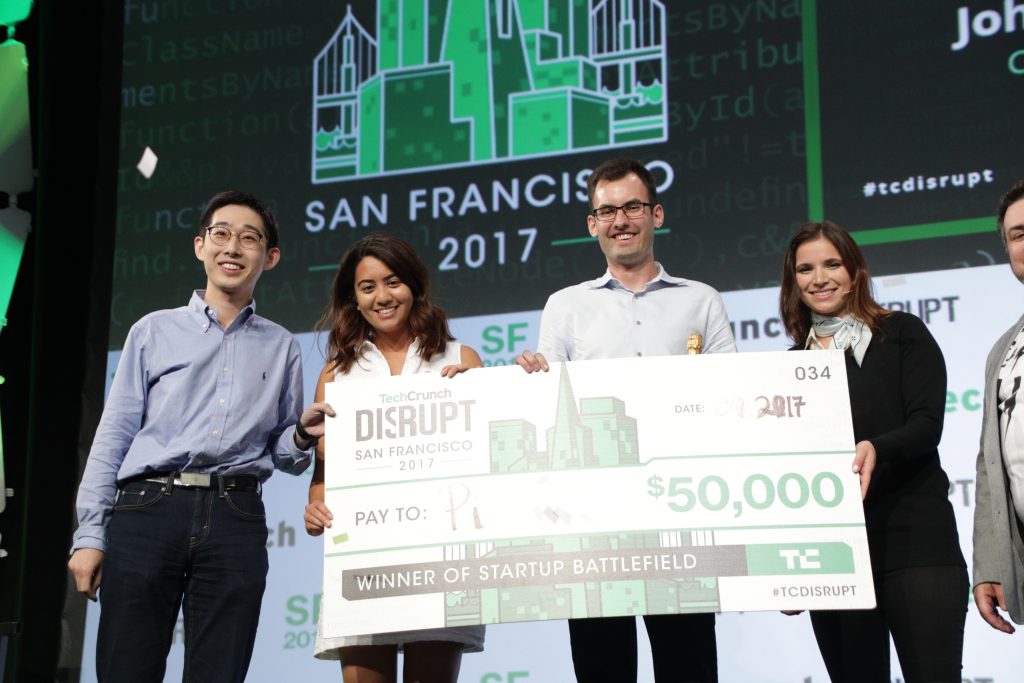 Pi winner of the 2017 Disrupt SF Startup Battlefield